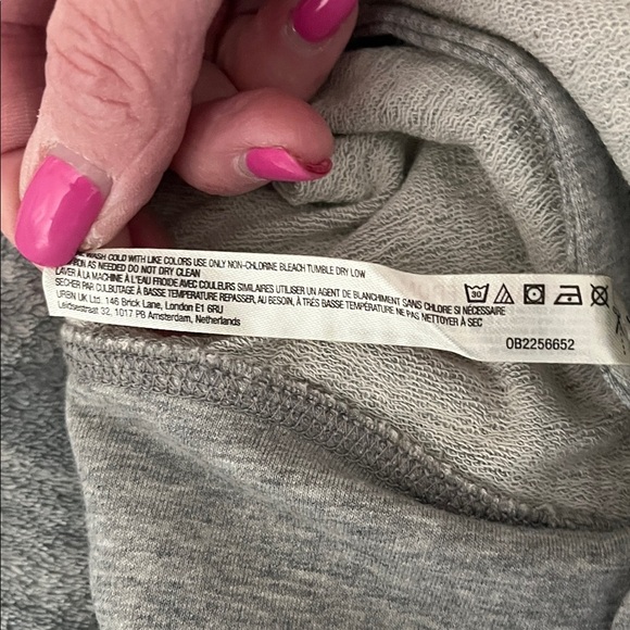 Free People Grey Two Piece Challenger Set Size XL NWOT - Picture 12 of 13